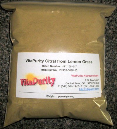 VitaPurity Citral from Lemon Grass (1lb Pack) - Click Image to Close