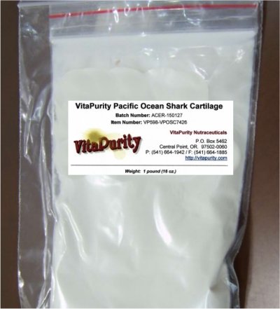 VitaPurity Pacific Ocean Shark Cartilage (1kg Pack) - Click Image to Close